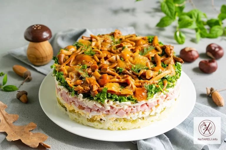 Salad “Mushroom Basket”
